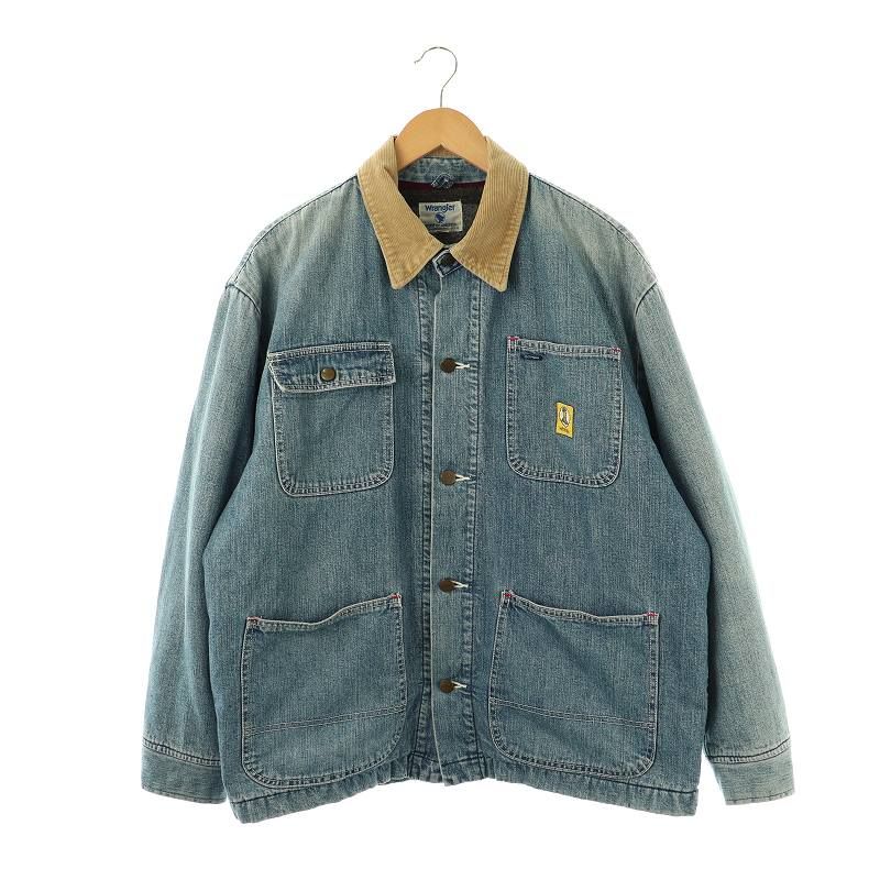ラングラー WRANGLER デニムジャケット カバーオール M ブルー