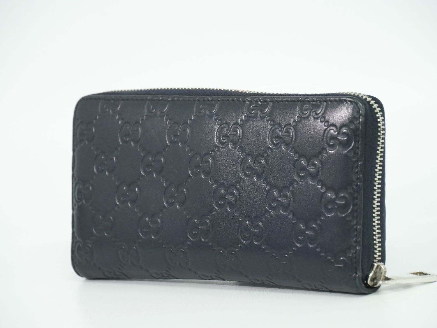 本物 グッチ GUCCI ドリアン グッチシマ レザー ラウンドファスナー 長  