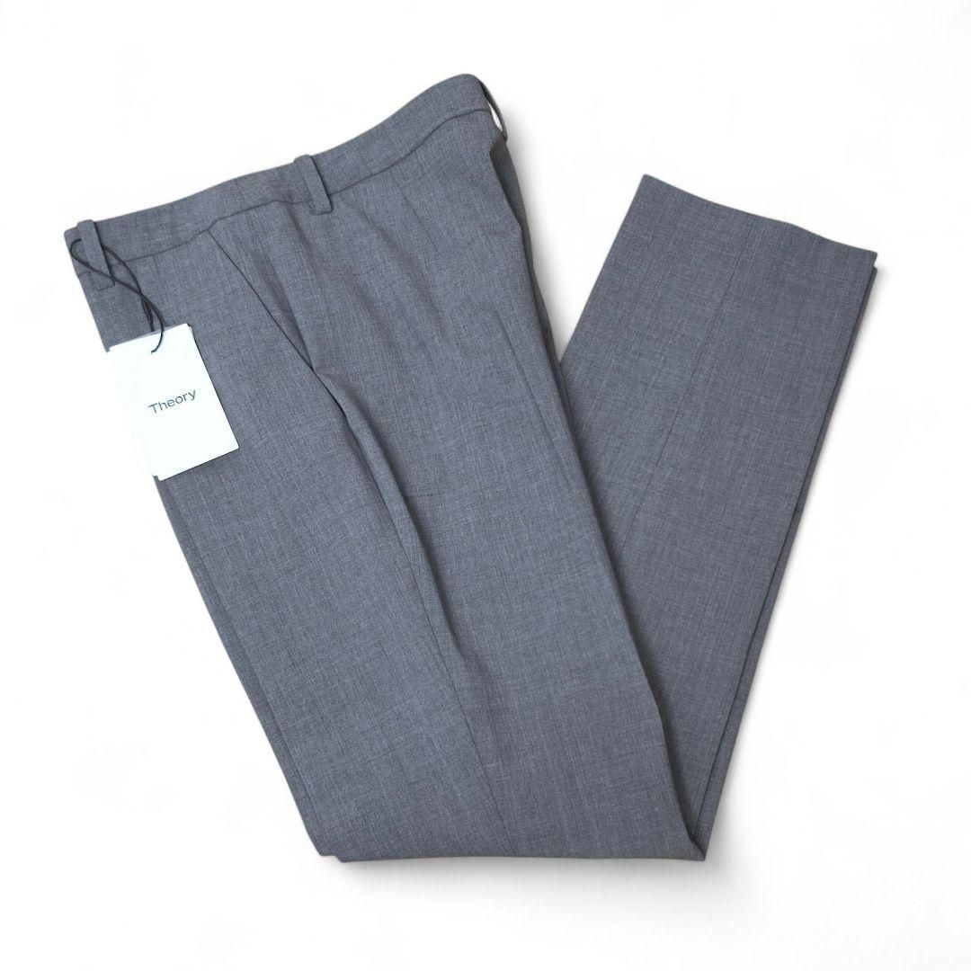 【新品未使用タグ付き】theory セオリー　セットアップ　アイボリー　サイズ4 10月スタッフリアルバイ】万能ニットセットアップ | セオリー | 大丸