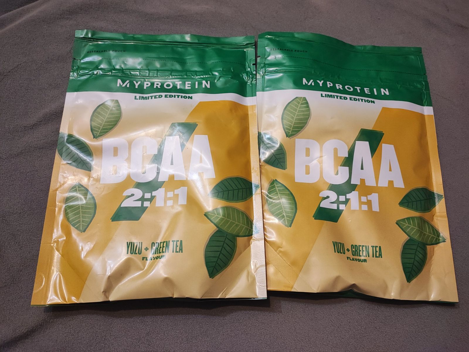 残り２個】マイプロテイン BCAA ゆず グリーンティー 500g