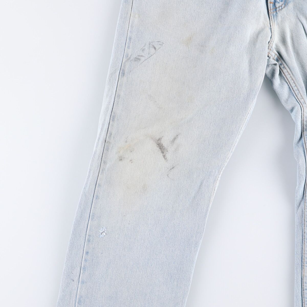 LEG テーパードデニムパンツ