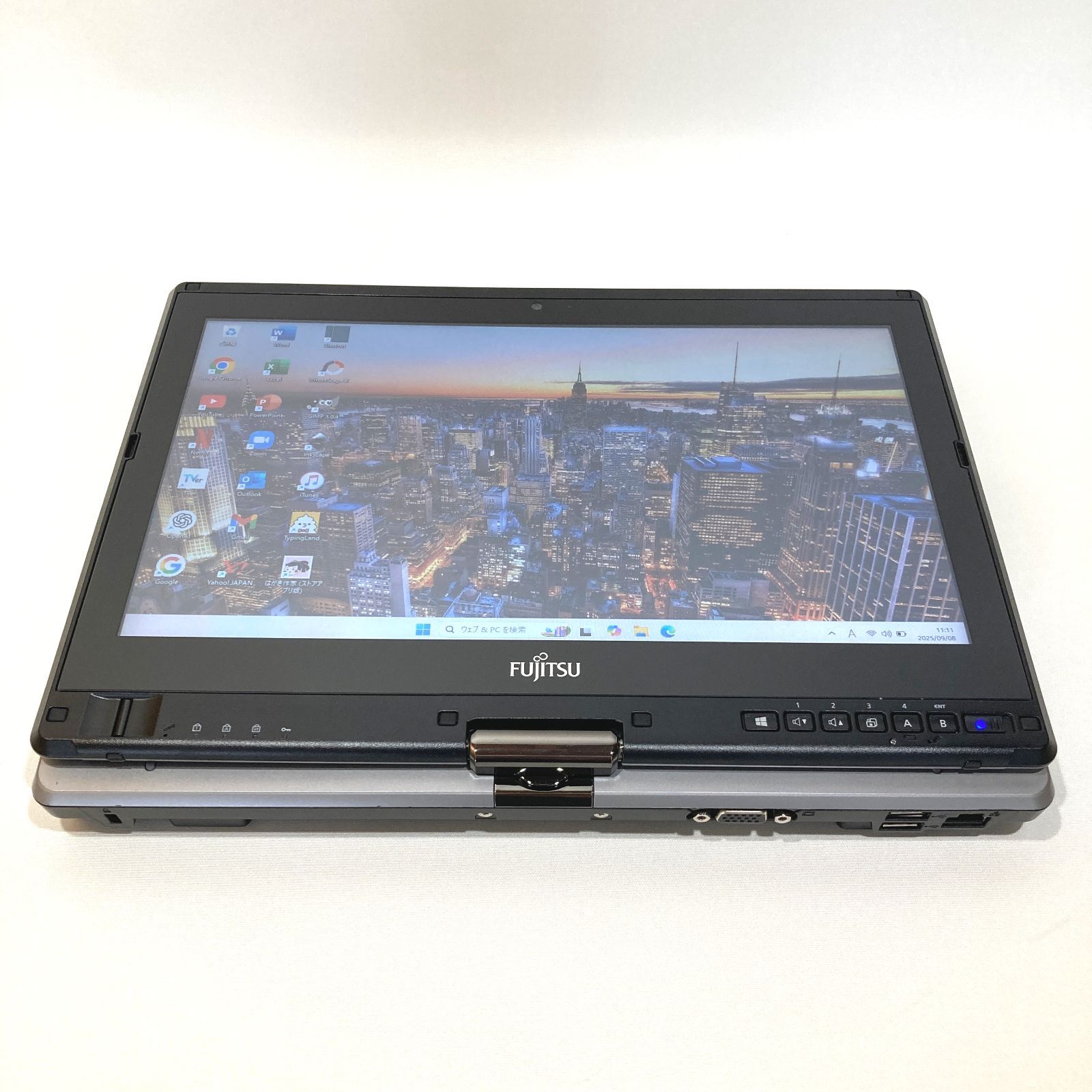 初心者✨タッチパネル・オフィス◇シルバー◇すぐ使えるノート