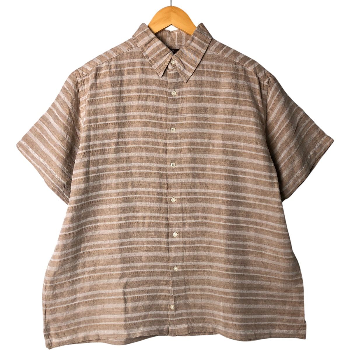 古着　PERRY ELLIS リネンシャツ　リネン100% 古着 ペリーエリス PERRY ELLIS 長袖 リネンシャツ メンズL相当