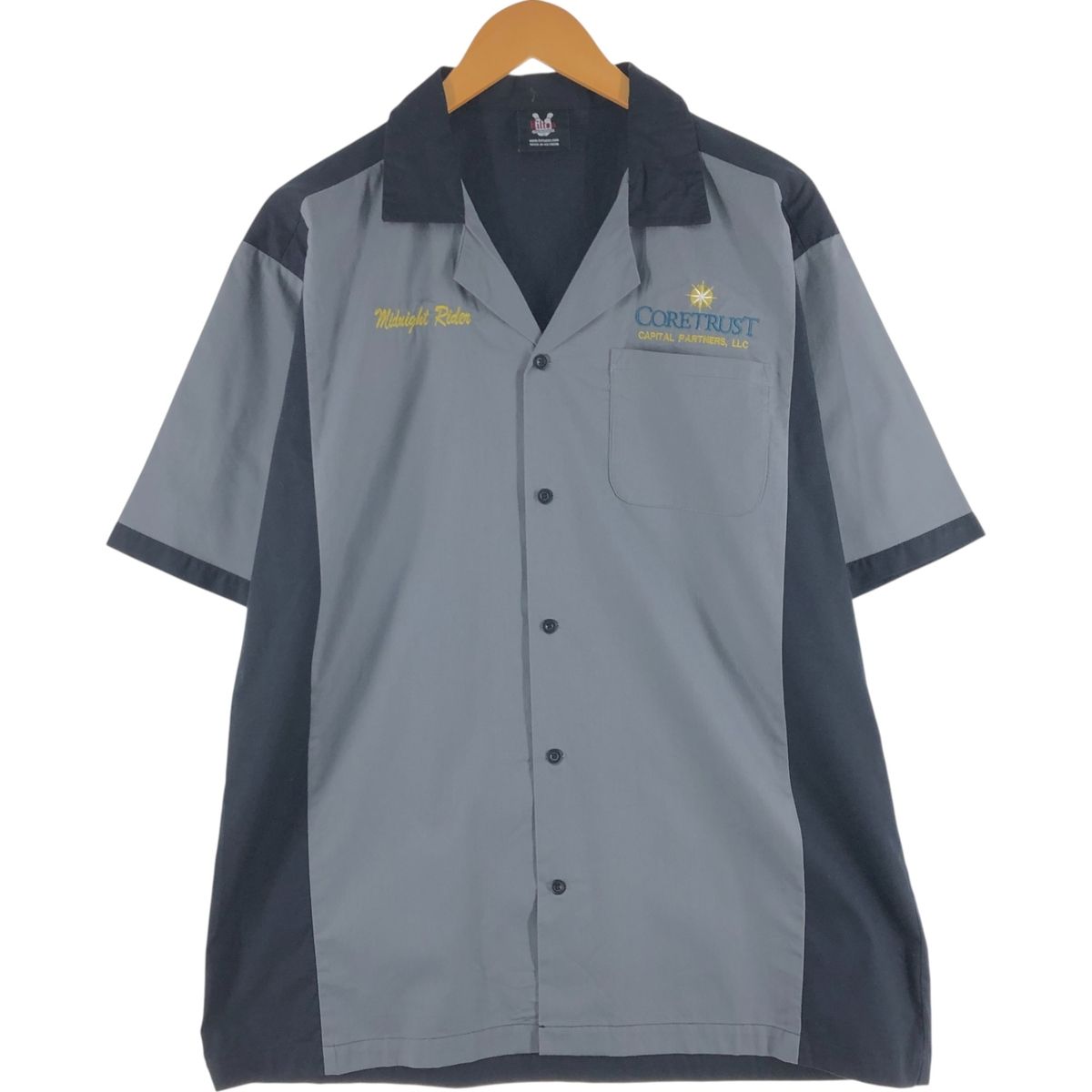 古着 ヒルトン HILTON オープン ボウリングシャツ ボックスシャツ メンズL相当|eaa558313