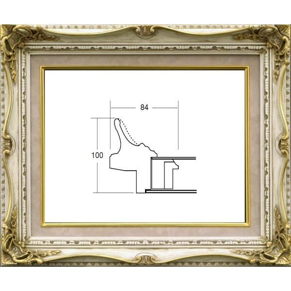 額縁 油絵油彩額縁 アクリル付 何気なし 9281 F15号 紺 売買されたオークション情報 落札价格 【au  payマーケット】の商品情報をアーカイブ公開