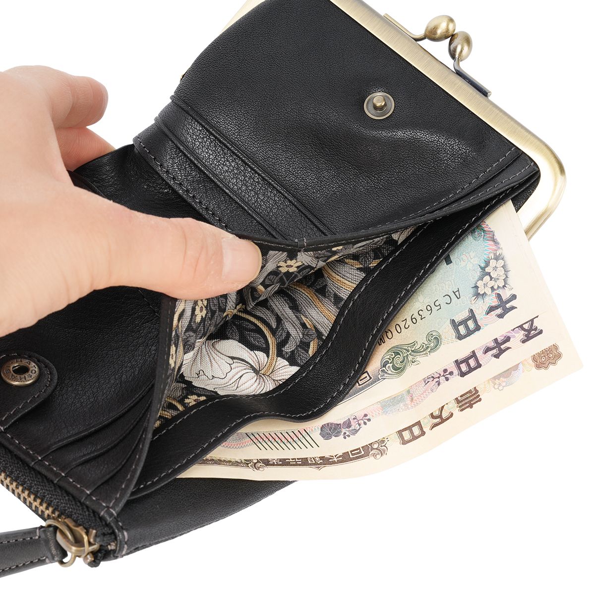 がま口 ミニウォレット