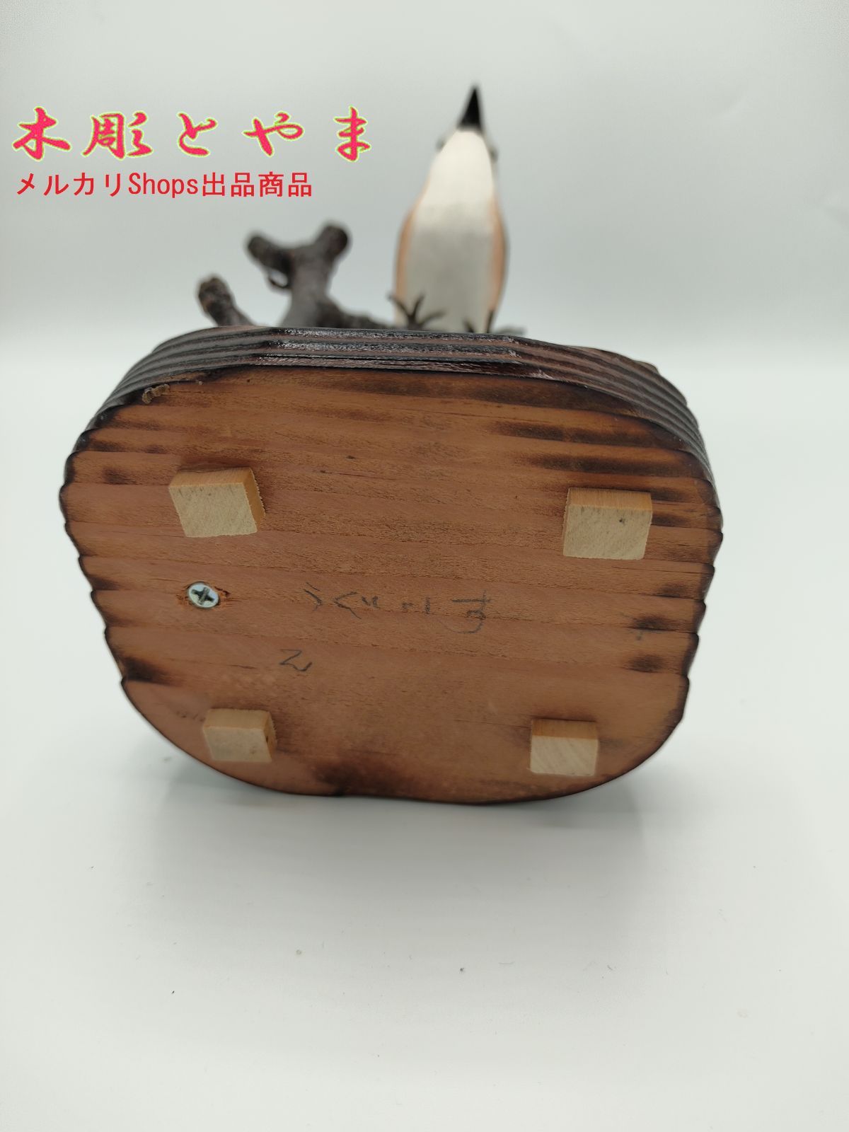 木彫バードカービング】ウグイス 最新 木製 ウグイス 野鳥彫刻 バード