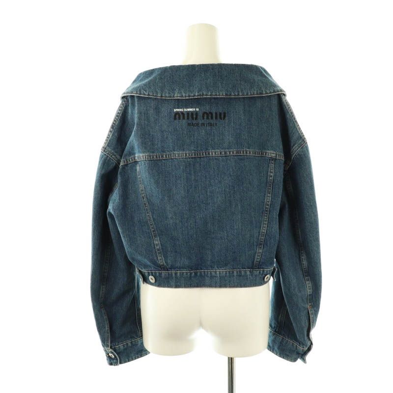MIU MIU/ミュウミュウ通販 | デニム ブルゾンジャケット【送料無料