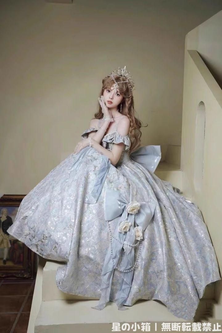 新品未使用 lolita 豪華姫系ワンピース 豪華フルセット 撮影会