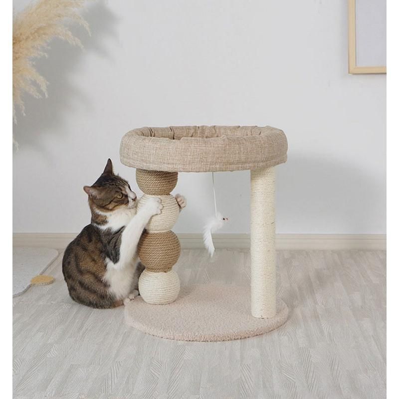 キャットタワー 猫タワー 猫 爪研ぎ ミニタイプ 爪とぎポール 爪磨き 猫の遊び場 やすい 頑丈 安全 猫ハウス付き 見おろし展望台 据え置 キャットタワー 猫タワー 猫 爪研ぎ ミニタイプ 爪とぎポール 爪磨き
