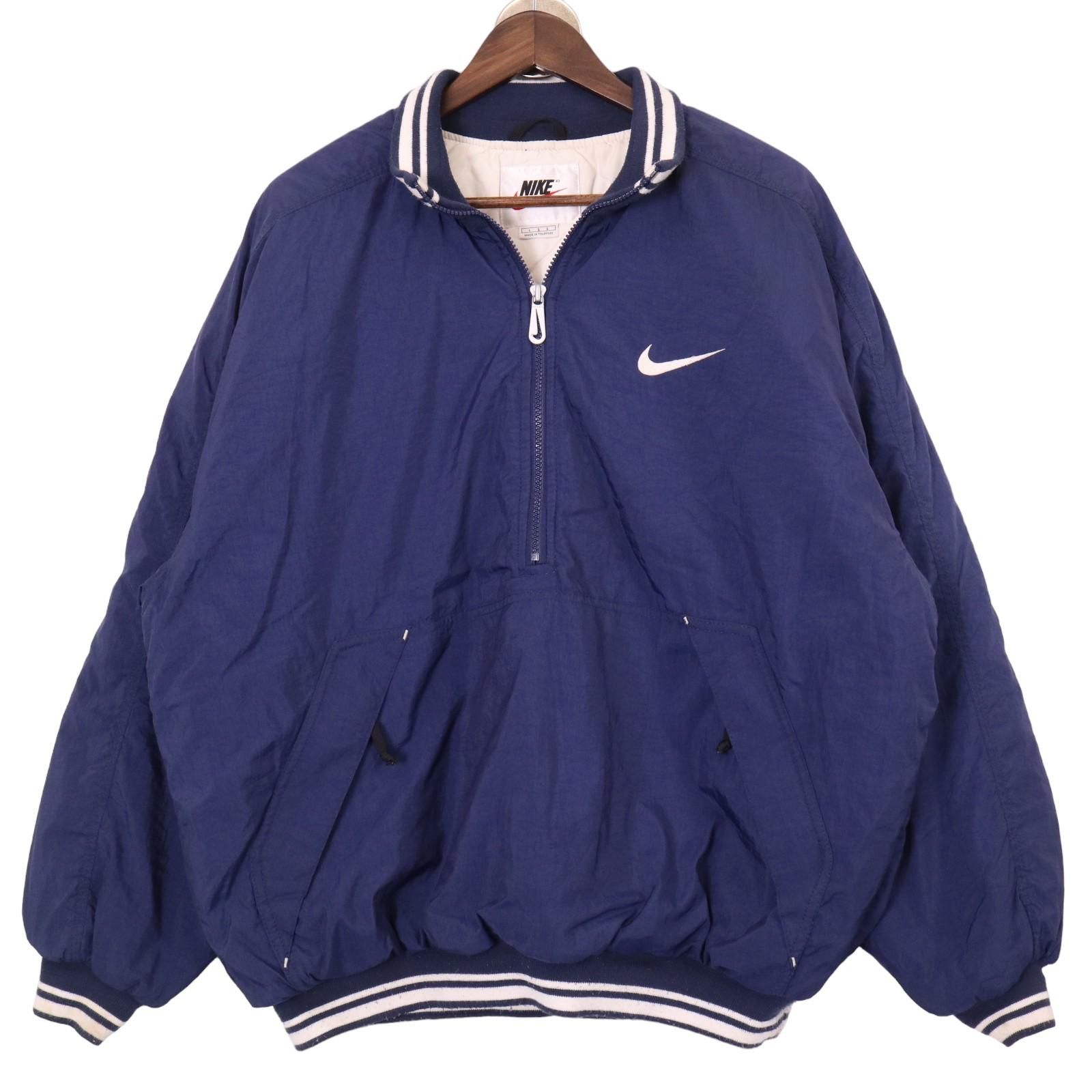 90年代 NIKE ナイキ ハーフジップ プルオーバー ジャケット ワン 