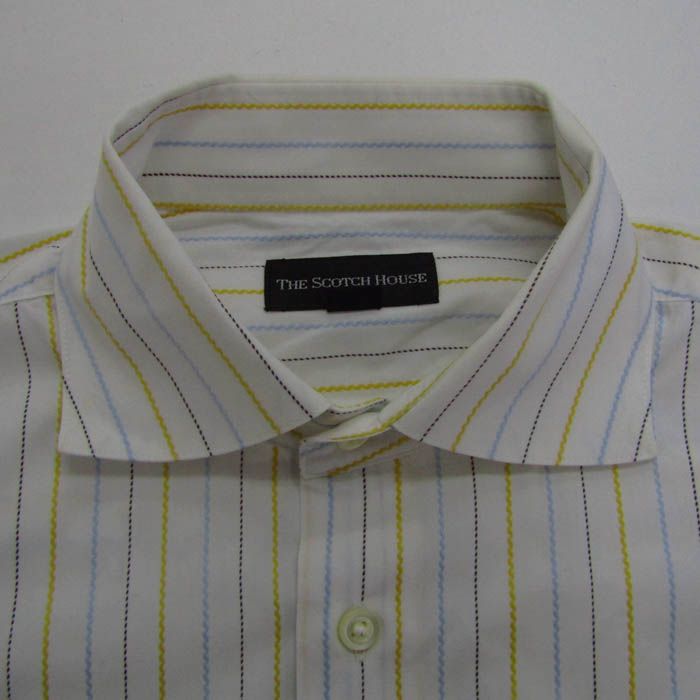 THE SCOTCH HOUSE Mサイズ 長袖シャツ 新品　2枚 スコッチハウス 長袖シャツ ストライプ柄 トップス メンズ M