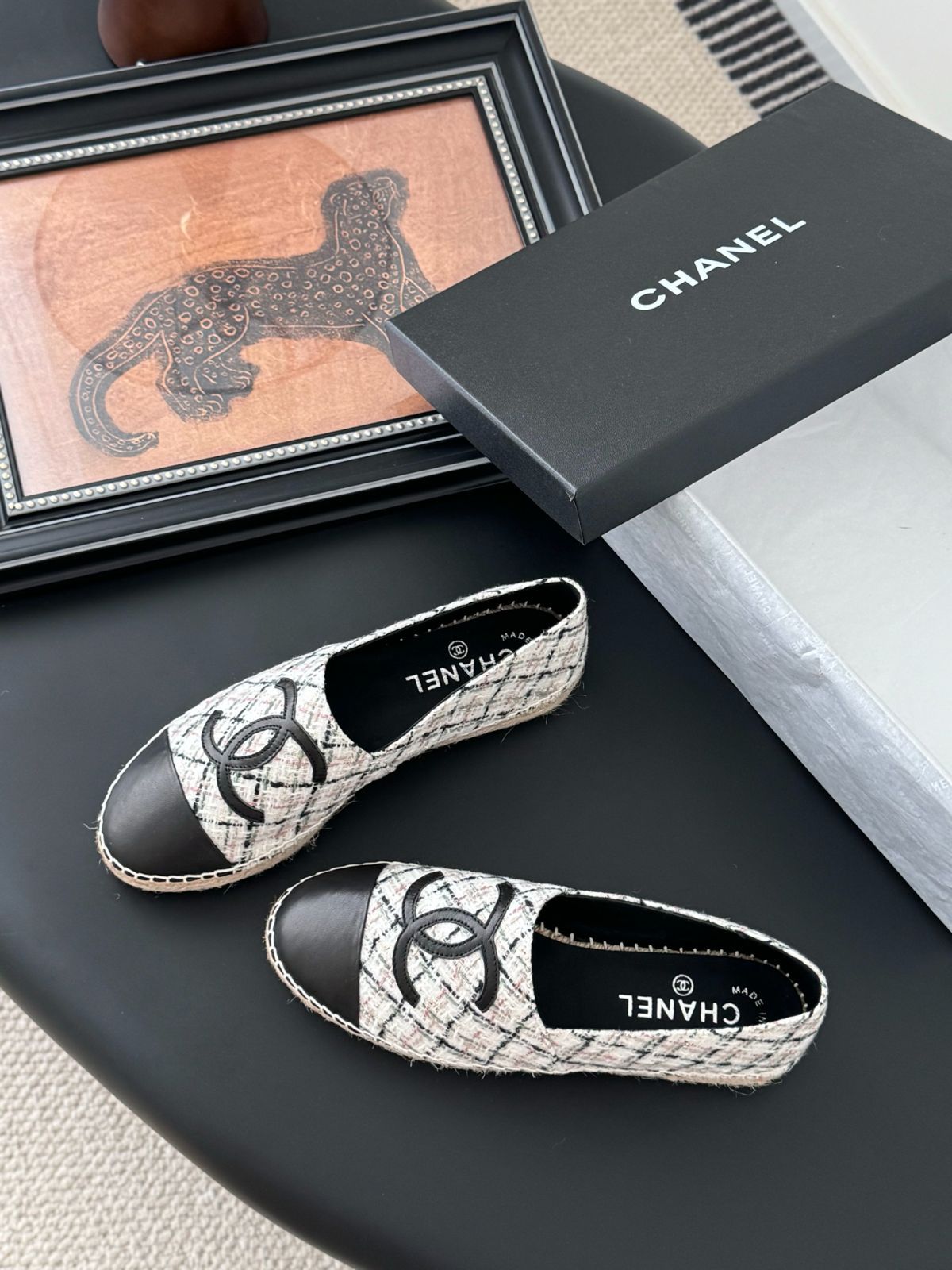 【希少なデザイン☆入手困難】 CHANEL エスパドリーユ CHANEL / シャネル | ココマーク メッシュ エスパドリーユ