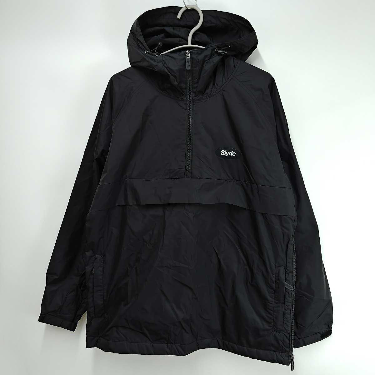 スライド スノーボードウエア アノラックジャケット SLYDE M ブラック 22SNSLY003 ユニセックス