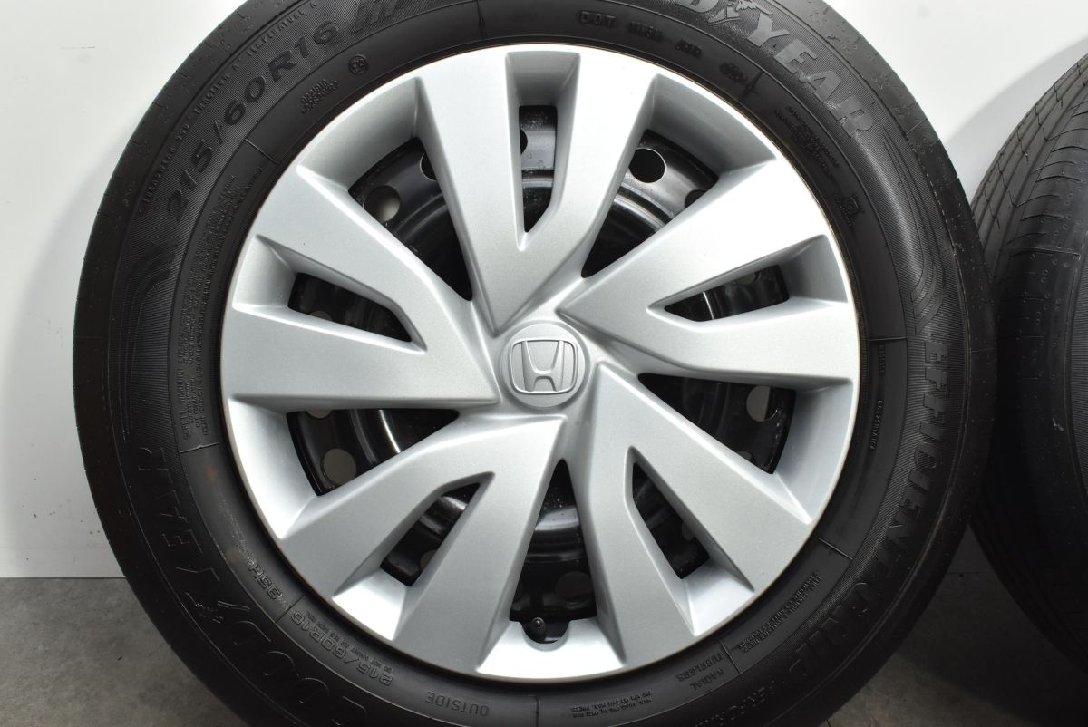 2025年製 新車外し品 ホンダ WR-V 純正 16in 7J 55 PCD114.3 グッドイヤー エフィシェントグリップ パフォーマンス 215|60R16 可 TRITUETUBI_COM