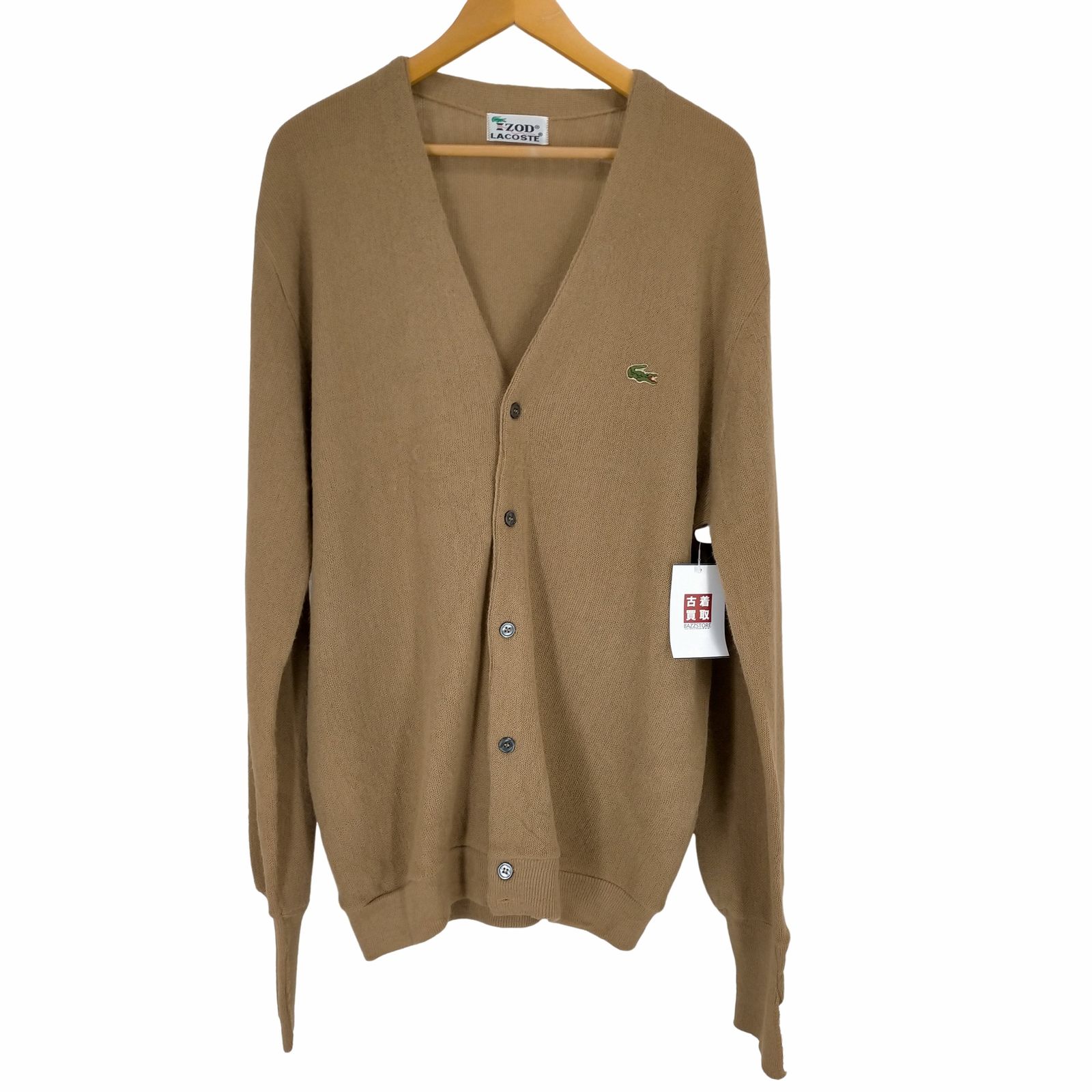 ラコステ 70's IZOD アクリル カーディガン 糸巻きタグ USA製 希少 70s