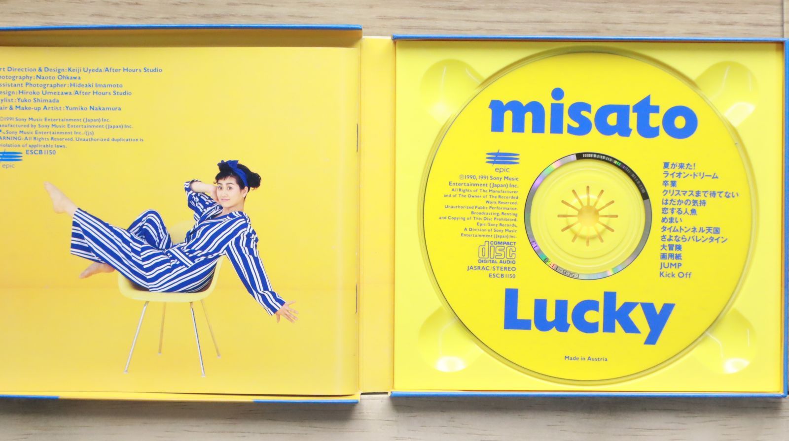 国内盤CD☆渡辺美里/MISATO WATANABE□ Lucky 【ESCB1150