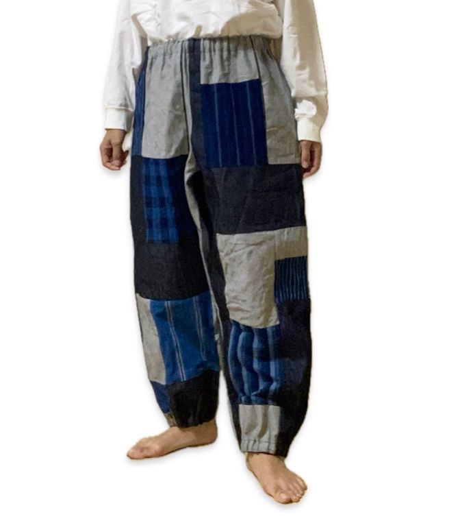 パッチワークパンツ