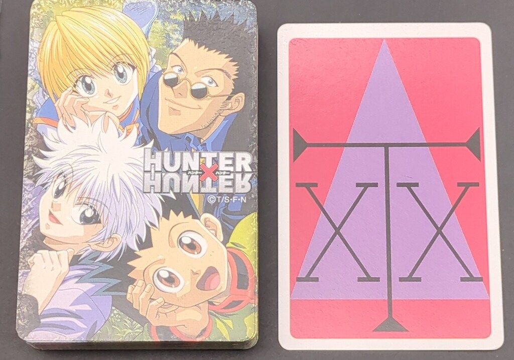 今季一番 ショウワノート ハンターXハンタートランプ ゴールド箱 ハンター トランプ+UNO