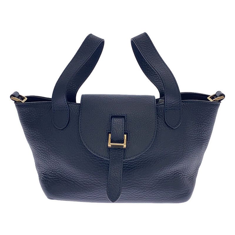 meli melo Thela Mini メリメロ 2way バッグ イタリア製 The Thela Black Handbag - Timeless Italian Leather Tote | meli melo