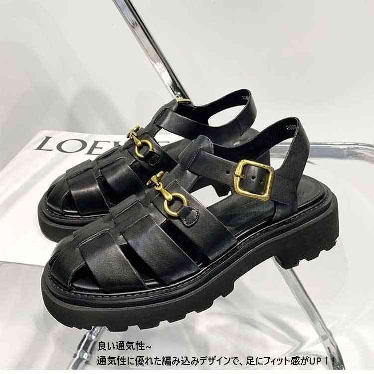 厚底 ヒール高5cm