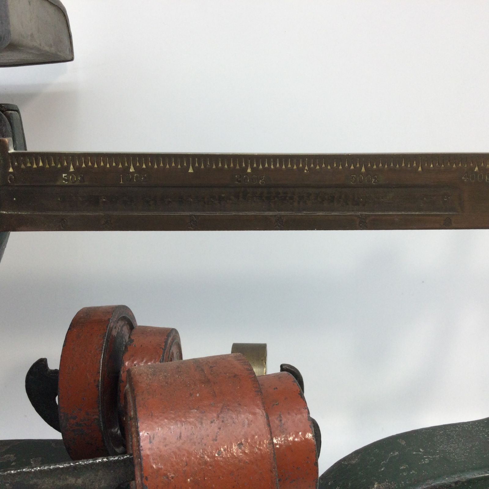 5397 【昭和レトロ】MIZUSHIMA 上皿桿秤 さおはかり 錘付き 上皿天秤