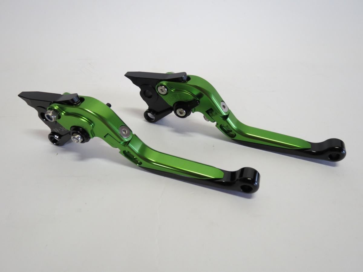 Ducati MONSTER S4/S4R/900 S2R 1000 SPORT 1000 748/S/R ビレットレバー ロング 緑