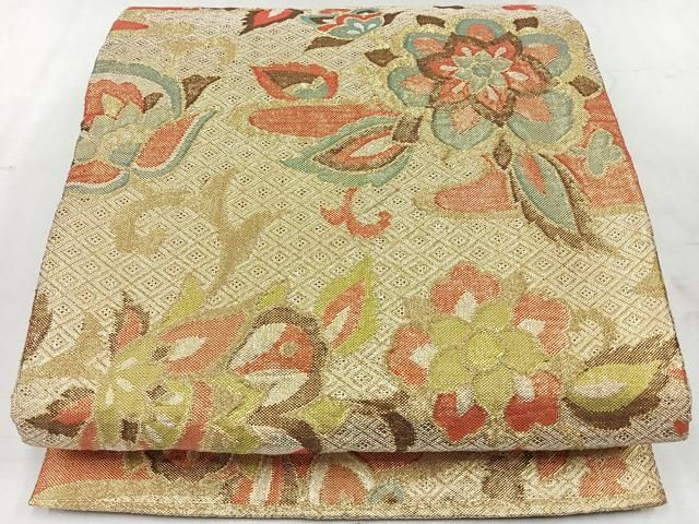 平和屋着物◎六通柄袋帯 古都浪漫 九百錦 金糸 やまと誂