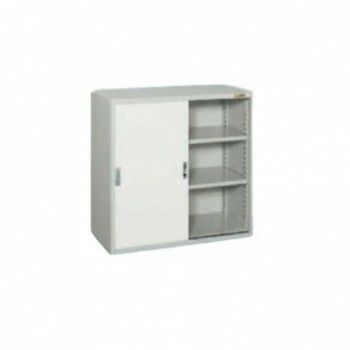 サカエ 工具管理ユニットKU型 スチール引戸タイプ 900×450×880mm グリーン KU-93HGY