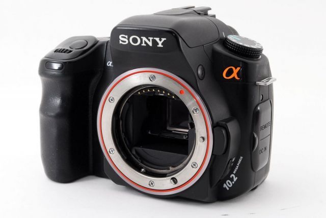 ソニー SONY α200 DSLR-A200 ブラック 超望遠ダブルズームセット