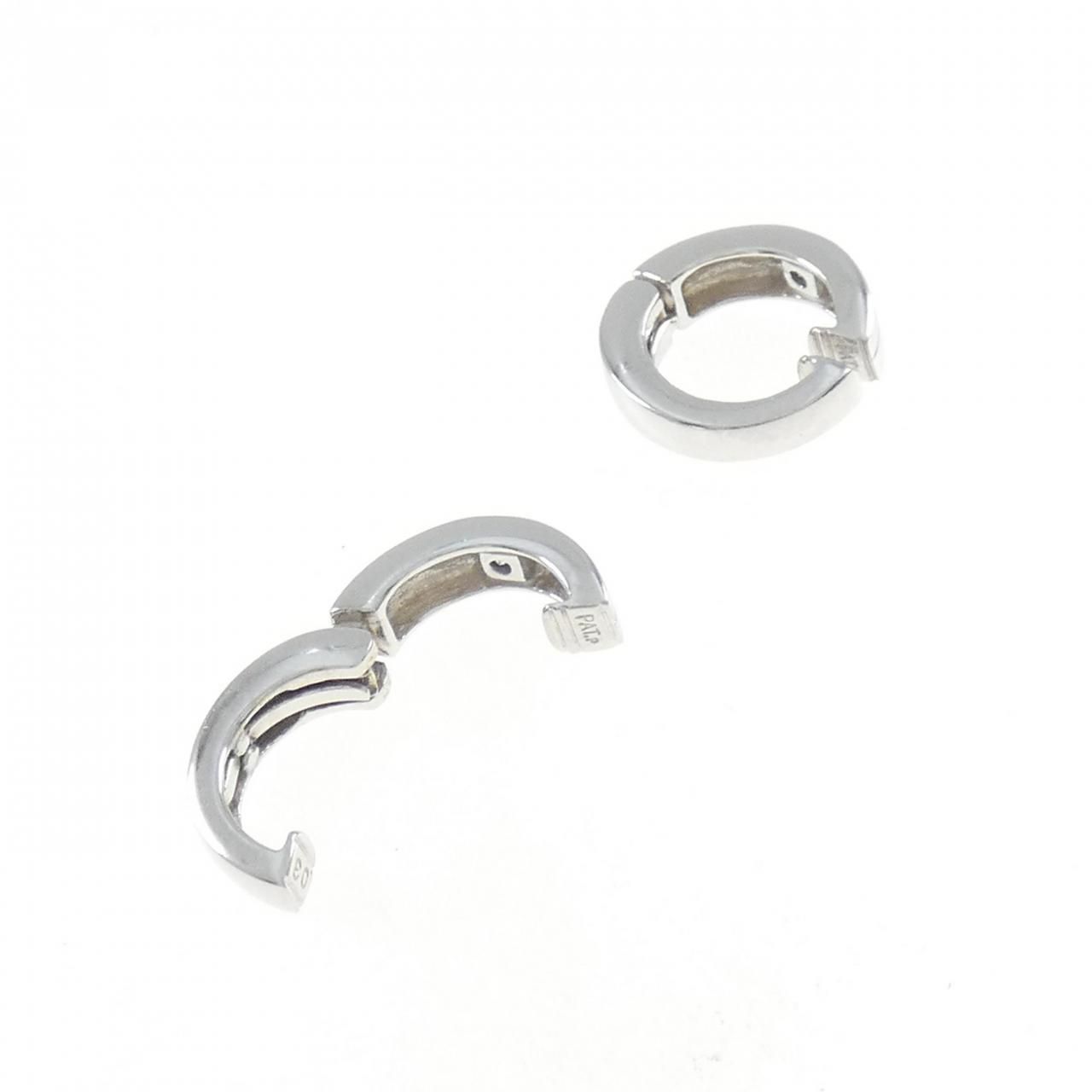 K14WG ダイヤモンド ピアス[f205-4］