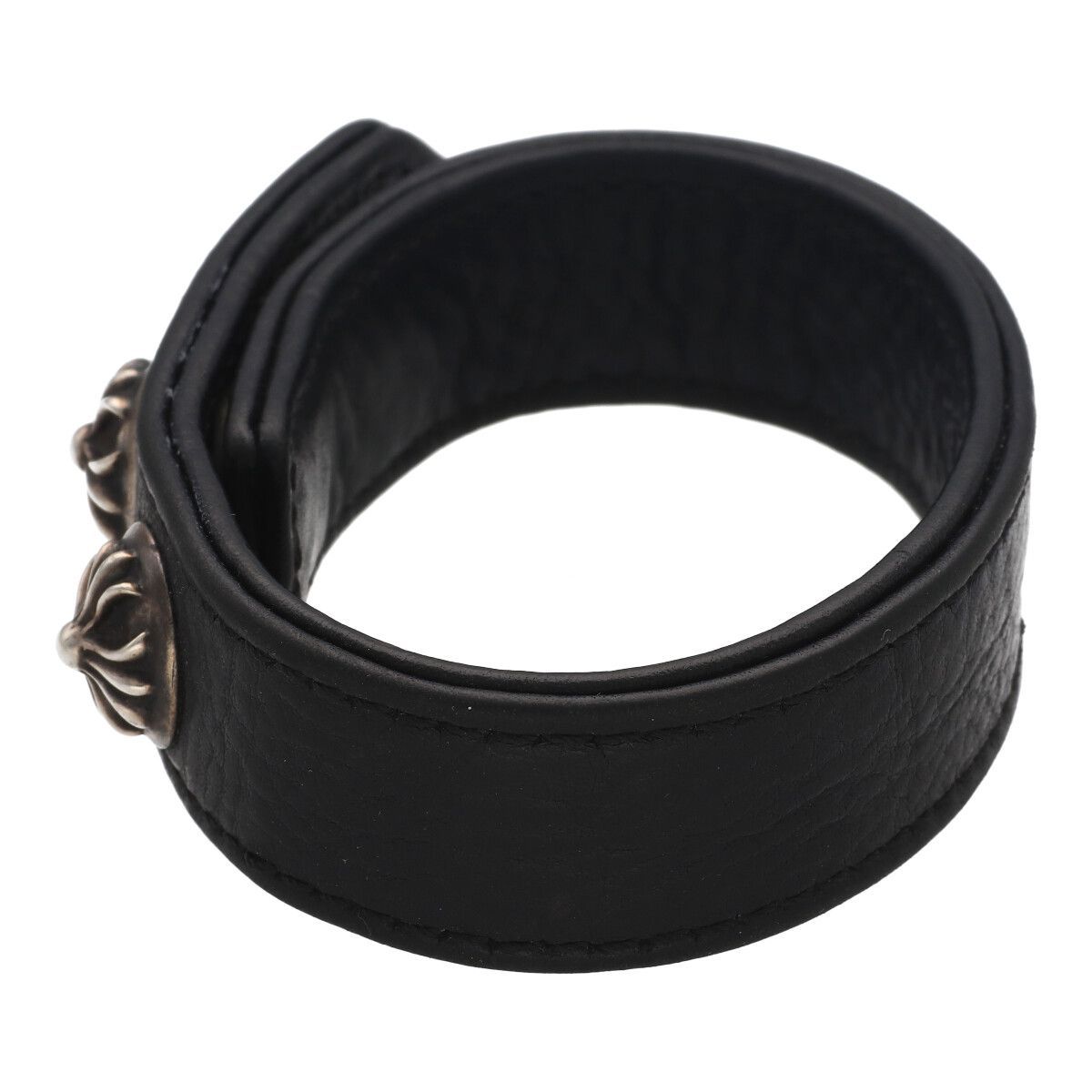 中古】 CHROME HEARTS クロムハーツ 3ボタン2スナップ レザー 