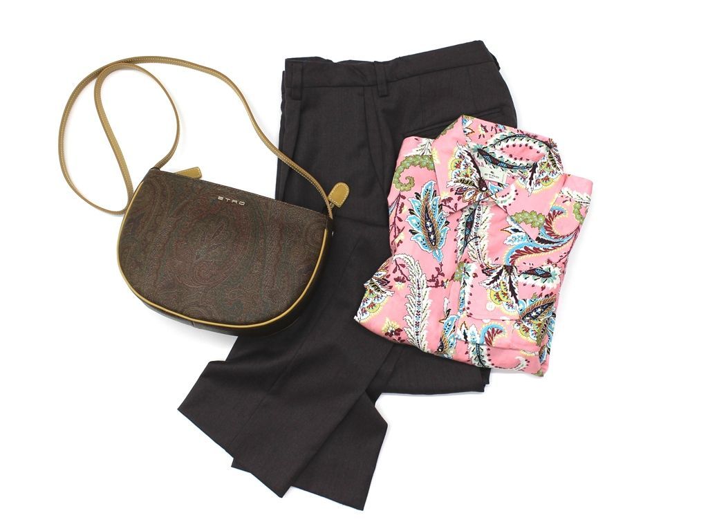 ○ETRO◇エトロ◇38=S◇フローラルペイズリーモチーフシャツ