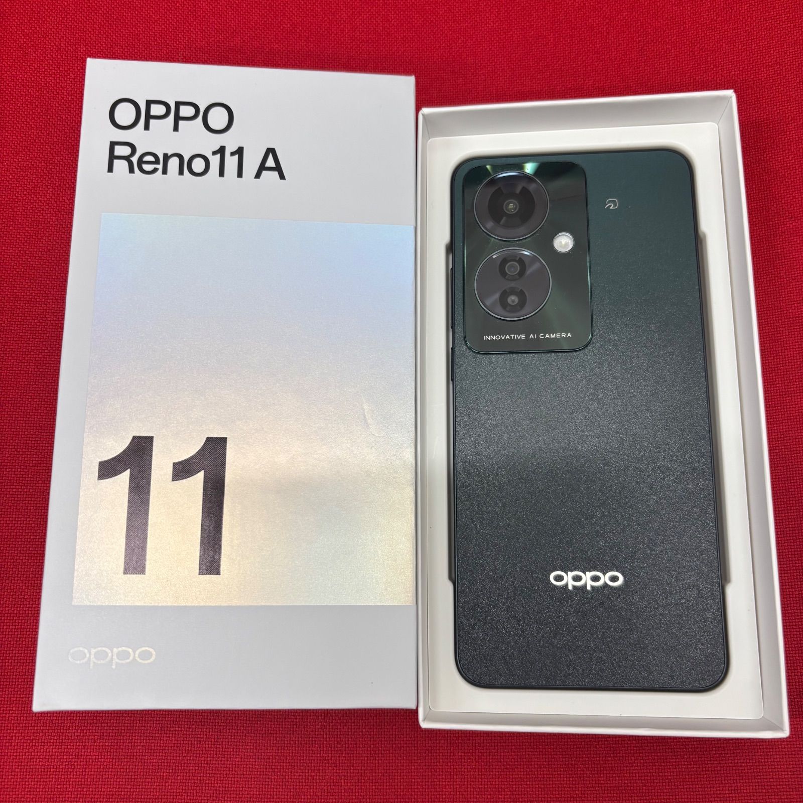 美品 OPPO Reno11A スマホ 本体 ダークグリーン - メルカリ