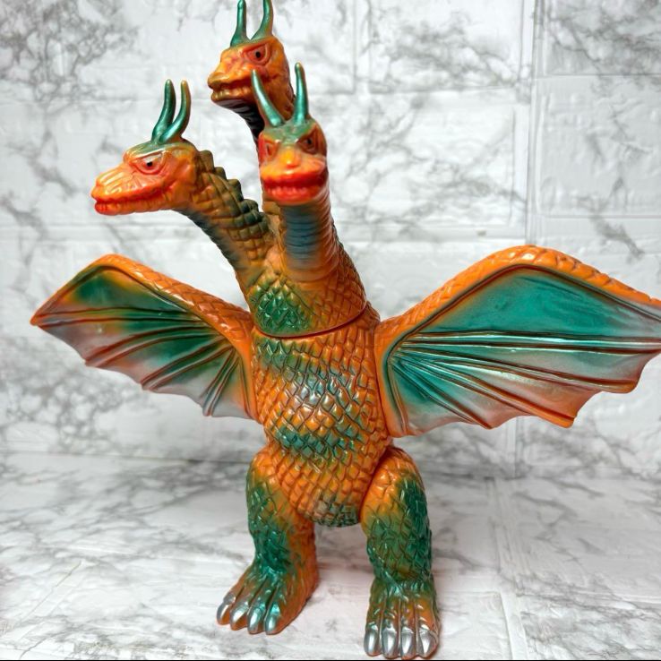 ブルマァク キングギドラ バンダイ 1992 ソフビ フィギュア