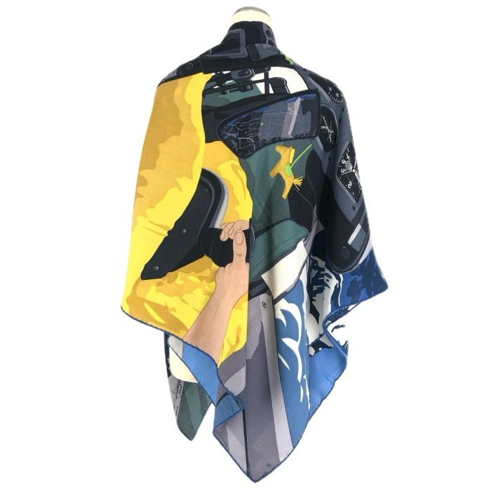 エルメス HERMES PARCOURS SANS FAUTE H242992S カレジェアン140  