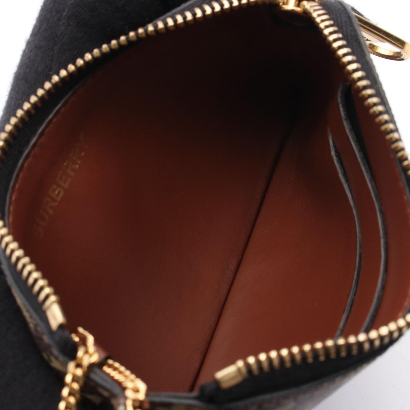 バーバリー BURBERRY コインケース TBモノグラム ブラウン PVC