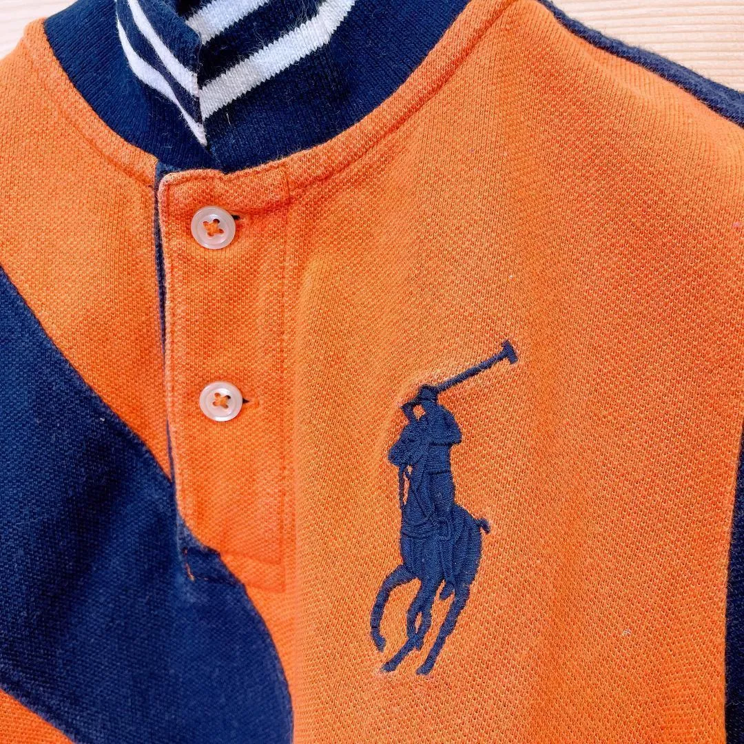 00162】美品 POLO RALPH LAUREN トップス 4T 100センチ相当 オレンジ