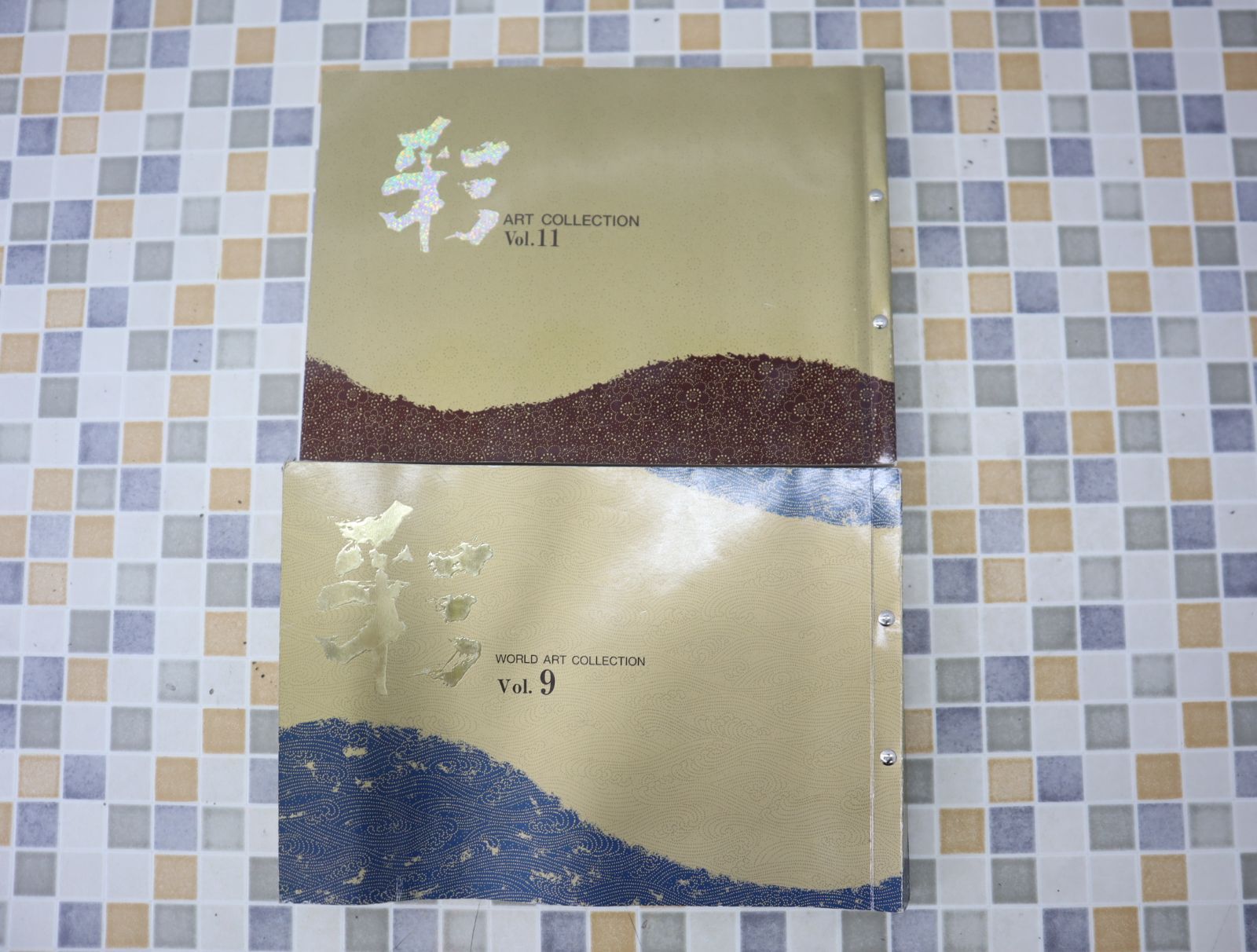 ◆ ｜2冊まとめ 彩 WORLD ART COLLECTION Vol.9.11｜ ｜ 掛軸 欄間 屏風 日本画 油絵 切り絵 香炉 色紙 短冊 O1549