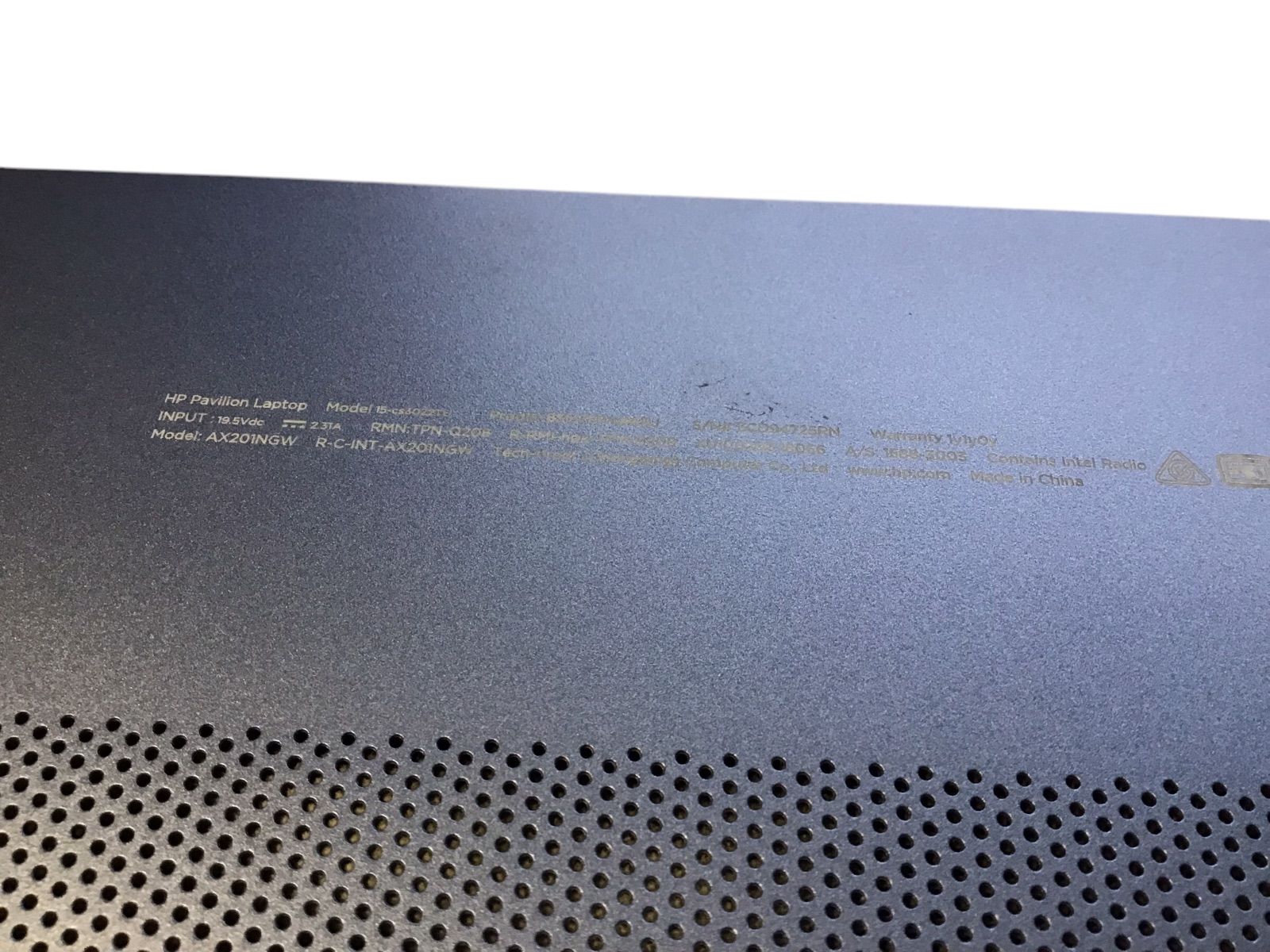 npc-A5【ジャンク】HP Pavilion Laptop 15-cs3022TU◇i5-1035G1◇電池