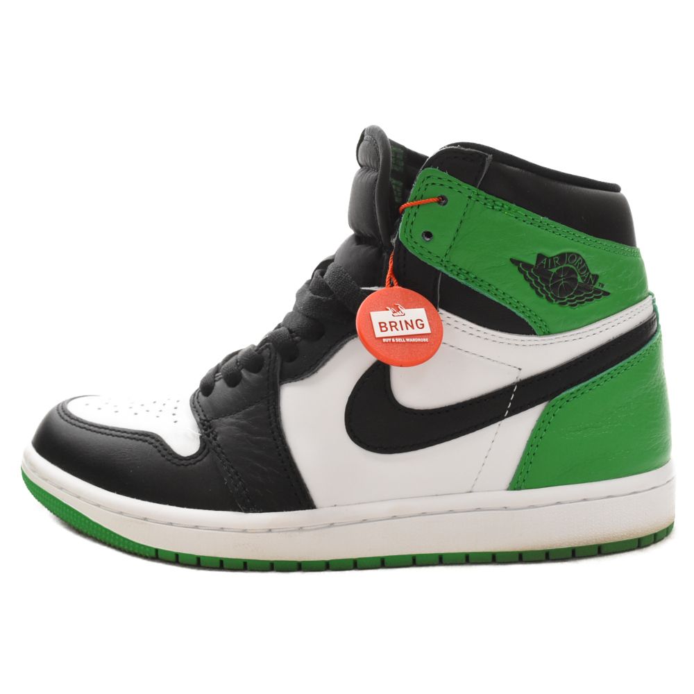 NIKE (ナイキ) AIR JORDAN 1 RETRO HIGH OG LUCKY GREE エアジョーダン 1 ラッキーグリーン ハイカットスニーカー ブラック/グリーン US7.5/25.5cm DZ5485-031