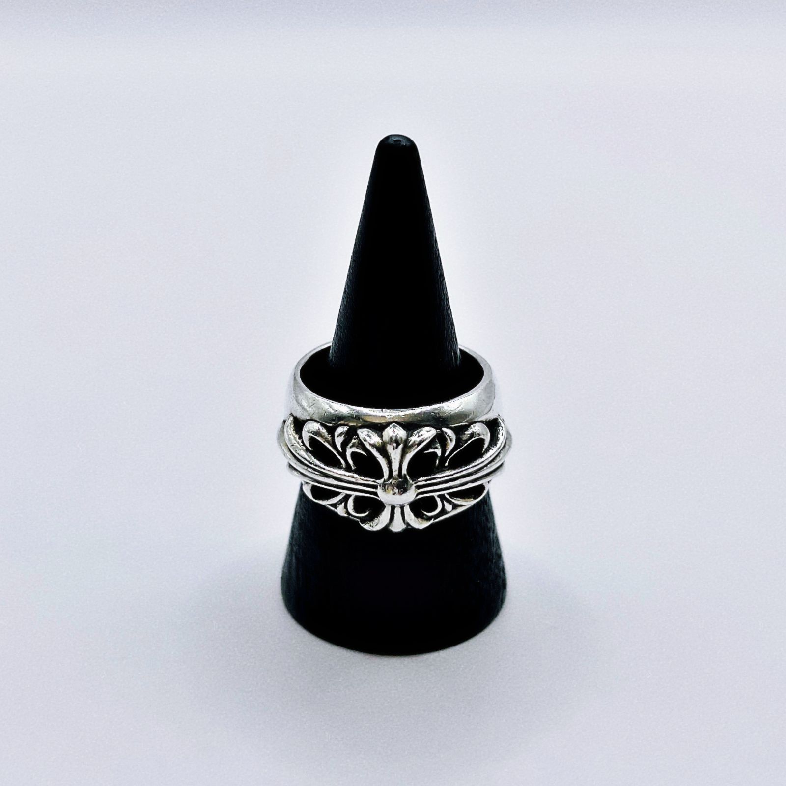 CHROME HEARTS FLRL CRS RING 14号