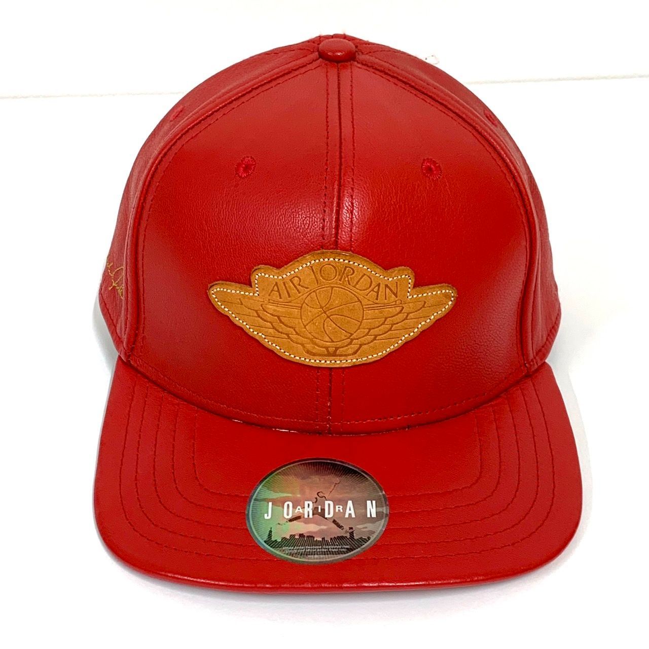 ☆エアージョーダン ジャストドン レザーキャップ 未使用品☆NIKE NIKE×JUST DON】エアジョーダン×ジャストドンレザーキャップ