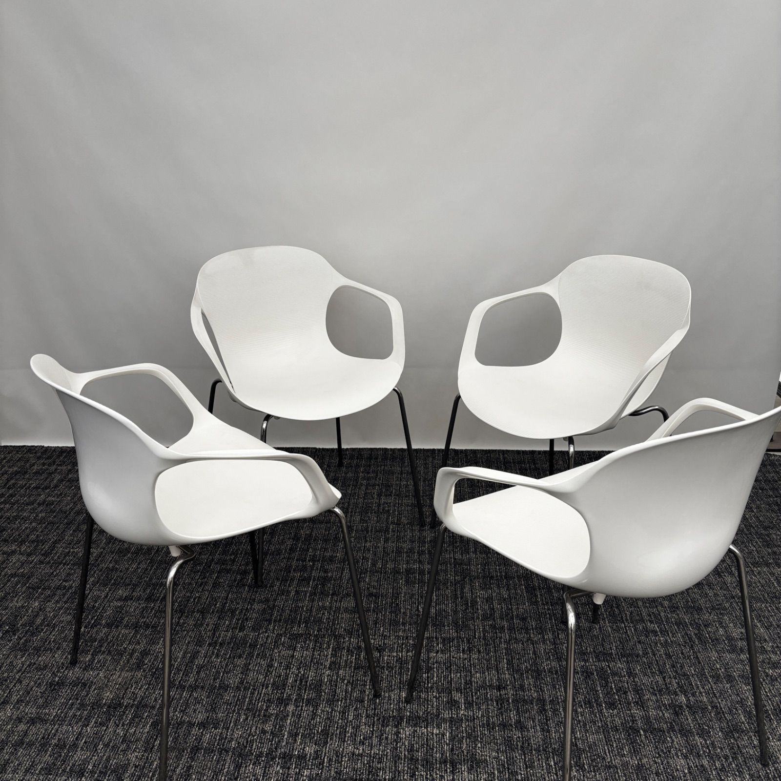 Fritz Hansen NAPチェエア アーム付き4脚セット 正規品 カスパー Fritz Hansen NAPチェエア アーム付き4脚セット 正規品 カスパー