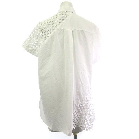 sacai　プレイド プルオーバーシャツ　スタッズ 切替 kldclothing_zw9n8yv0smqn