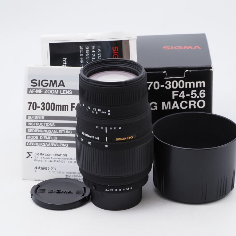 SIGMA シグマ 望遠ズームレンズ 70-300mm F4-5.6 DG MACRO