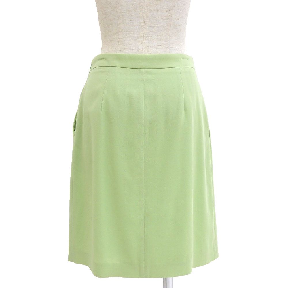 MOSCHINO モスキーノ リボン スカート 40 可愛い ライトグリーン レディース 240784