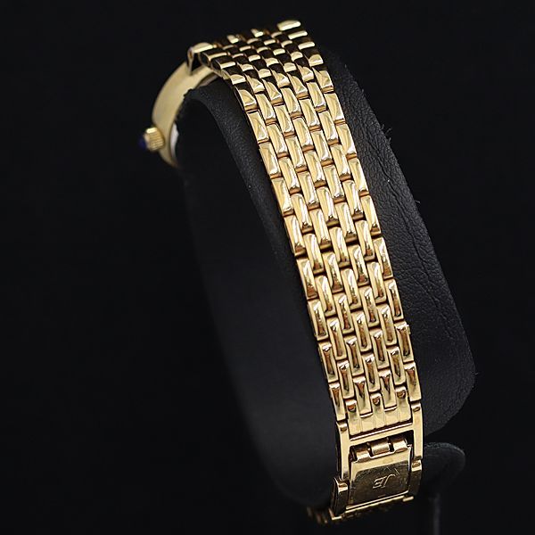 稼動 良品 Jacques Ellis B3414 QZ ゴールド文字盤 レディース