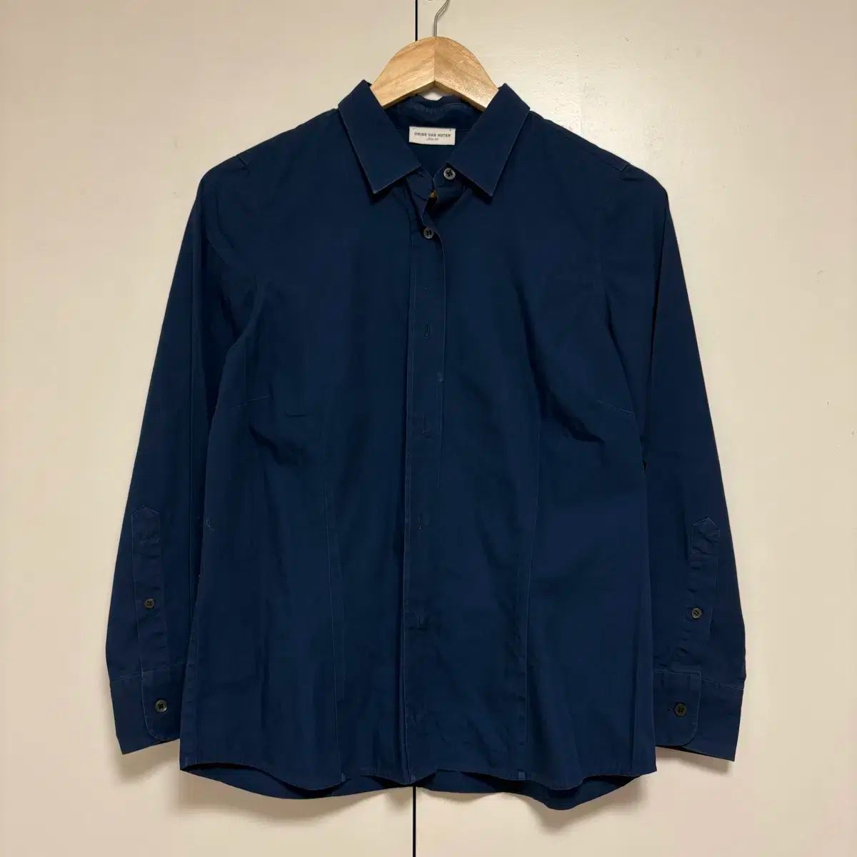 dries van noten ドリスヴァンノッテン ネイビー シャツ 38