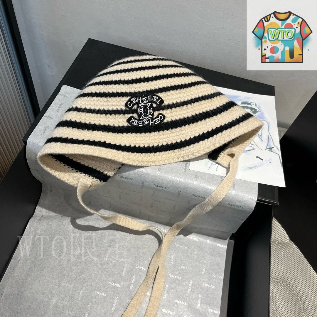 【ほぼ未使用美品】CHANEL グレー・ホワイト ワイドブリムハット milsa レイヤーブリムハット 帽子 つば広 レディース ハット 日